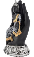 Load image into Gallery viewer, Handcrafted Sitting Buddha on Palm Decorative Showpiece Figurine