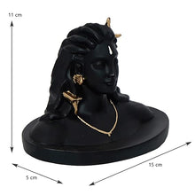 Load image into Gallery viewer, Merak Arts Decorative Showpiece - 11 cm (Polyresin, Black)