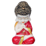 Merak Arts Buddha Baby Monk for Living Room/Bedroom/Home/Office House/Desk & Car Dashboard Antique Idol, Art, Decoration, Showpiece, Resin, Pack of 1