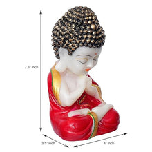 Load image into Gallery viewer, Merak Arts Buddha Baby Monk for Living Room/Bedroom/Home/Office House/Desk &amp; Car Dashboard Antique Idol, Art, Decoration, Showpiece, Resin, Pack of 1
