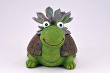 Load image into Gallery viewer, Green Turtle Shape Cartoon Cute Mini Succulent Pot Indoor Desktop Plant Holder Home Office &amp; Garden Decor Small Cacti Bonsai Pot Flower Pot Creative Home &amp; Garden Decor,