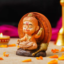 Load image into Gallery viewer, Hanuman Idol | Bal Hanuman Murti | Hanuman Idol Car Dashboard | Hanuman Ji Car Dashboard | Car Dashboard Idol | Meditating Bal Hanuman Statue for Gift