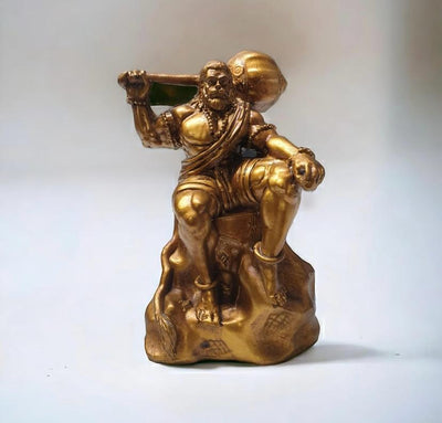 Merak Arts Bahubali Hanuman Idol |HanumanJi Murti for car | Lord Hanuman Idol | Lord Hanuman Statue (10 cm)