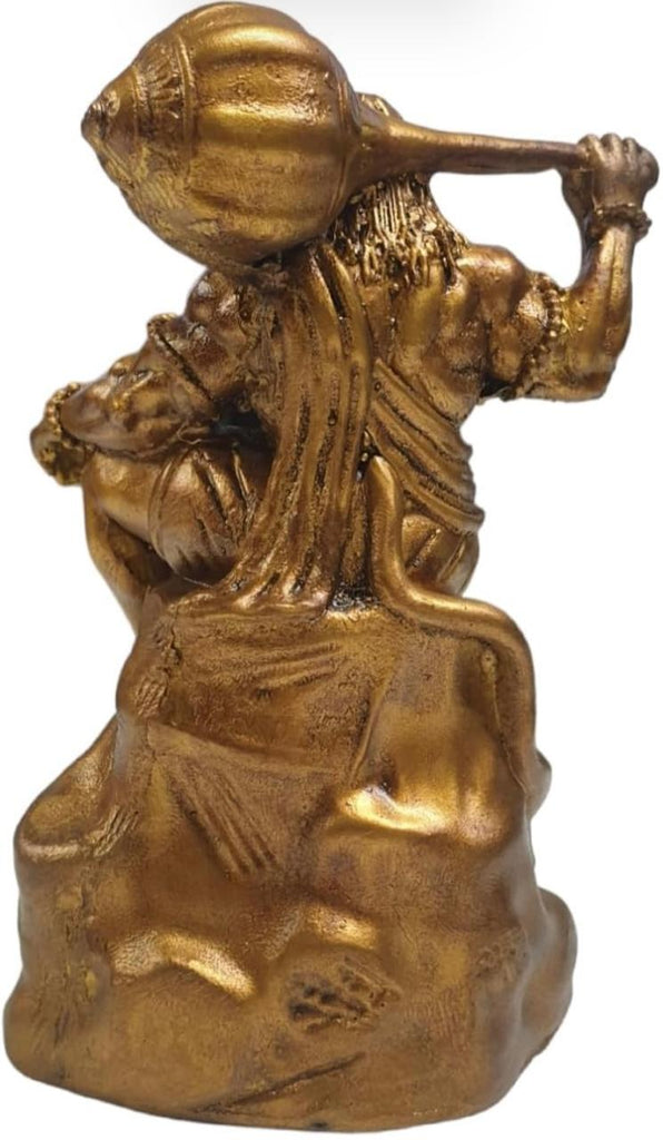 Merak Arts Bahubali Hanuman Idol |HanumanJi Murti for car | Lord Hanuman Idol | Lord Hanuman Statue (10 cm)