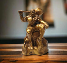 Load image into Gallery viewer, Merak Arts Bahubali Hanuman Idol |HanumanJi Murti for car | Lord Hanuman Idol | Lord Hanuman Statue (10 cm)