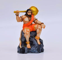 Load image into Gallery viewer, Merak Arts Hanuman Ji Ki Murti in Blessing stauteLord Balaji Bajrangbali Sankat Mochan Bhagwan Idol for Temple car Dashboard Home Decor Statue Gift