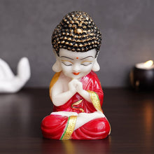 Load image into Gallery viewer, Merak Arts Buddha Baby Monk for Living Room/Bedroom/Home/Office House/Desk &amp; Car Dashboard Antique Idol, Art, Decoration, Showpiece, Resin, Pack of 1