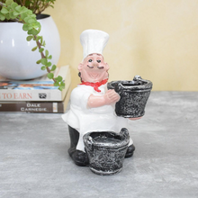 Load image into Gallery viewer, ParthNest Laughing Chef Salt and Pepper Shaker Holder